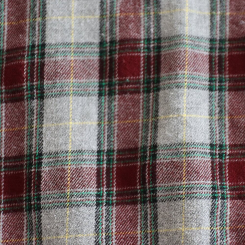 St John's Bay Quality Menswear 100% Cotton Flannel Plaid Button Down Size Medium - Picture 12 of 15
